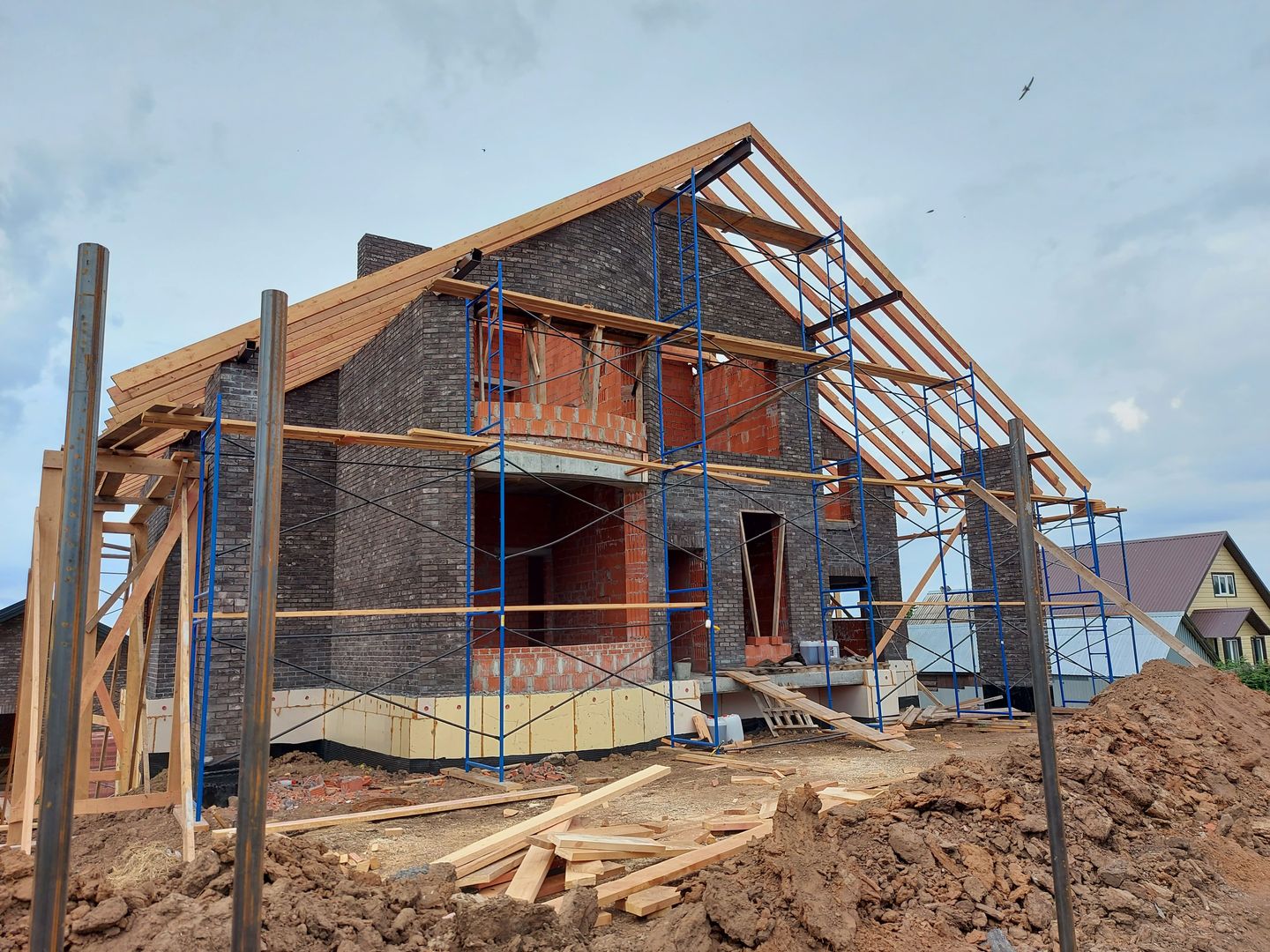 Строительство крыши