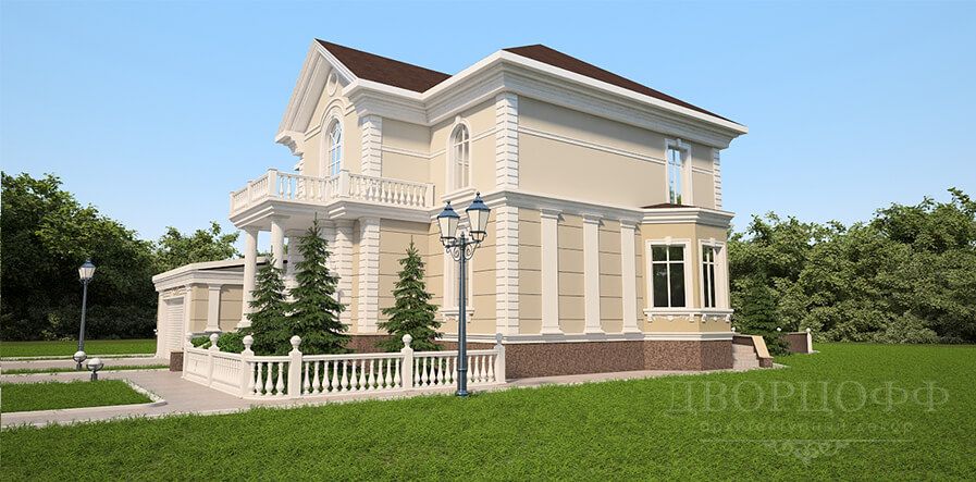Проект двухэтажного дома 